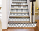 8" X 8" Black and White Prism  Peel and Stick Removable Tiles