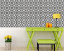 5" X 5" Black and White Flo Peel and Stick Removable Tiles