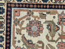 Indo Persian Bidjar Rug 6x10, Vintage Handmade Wool Carpet, Allover Pattern
