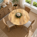 Mango Wood Dining Table (round)- 47 x 47 x 30 in