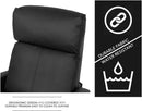 Brown Recliner Chair With Lumbar Support And Plush Comfort
