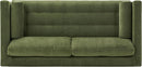 EightyTwoInches Pull Out Sofa Bed With Hidden Mattress