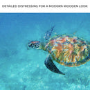 Green Sea Turtle Oil Paint Canvas Wall Art
