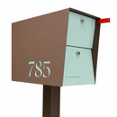 UpTown Box Locking Package Dropbox  in COCONUT - Modern Mailbox