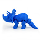 3D Printed Articulated Flexible Triceratops Dinosaur | Multiple Colors | Black Sheep Products LLC
