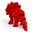 3D Printed Articulated Flexible Triceratops Dinosaur | Multiple Colors | Black Sheep Products LLC