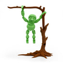 3D Printed Sloth Fidget With Tree Props | Multiple Colors | Black Sheep Products LLC