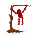 3D Printed Sloth Fidget With Tree Props | Multiple Colors | Black Sheep Products LLC
