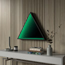 3D Triangle Mirror Light