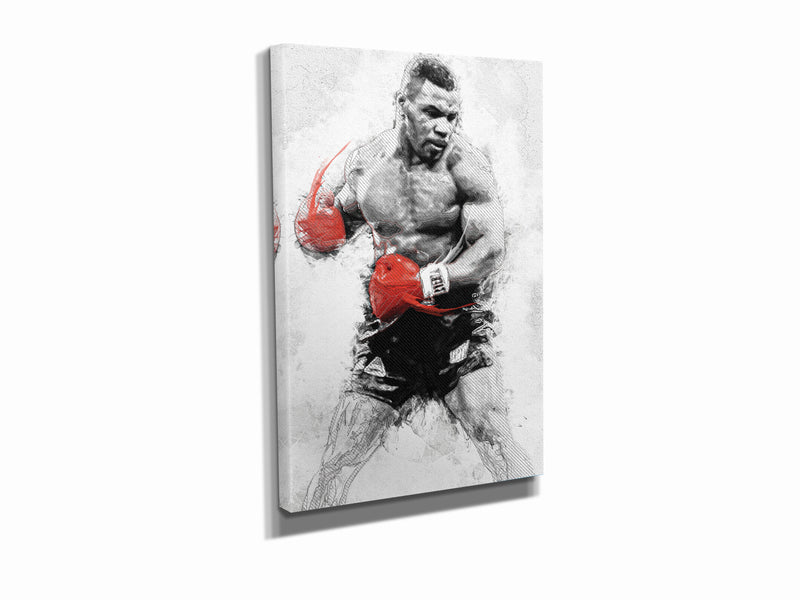 Mike Tyson Poster Boxing Painting sold Hand Made Posters Canvas size 20x16