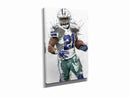 Ezekiel Elliot Poster Dallas Cowboys Painting Football Hand Made Posters Canvas Print Kids Wall Art Home Man Cave Gift Decor