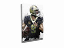 Drew Brees Poster New Orleans Saints Football Painting Hand Made Posters Canvas Print Wall Art Man Cave Gift Home Kids Decor