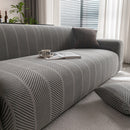 High Stretch Chevron Sofa Cover, Soft Washable Textured Jacquard Slipcover for Couch