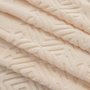 High Stretch Embossed Geometric Slipcover for Couch, Cozy Plush Fleece Couch Cover