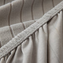 Modern Geometric Jacquard Spandex Slipcover, High Stretch Form Fitting Couch Cover
