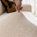 High Elastic Floral Couch Slipcover, Jacquard Stretch Non-Slip Furniture Protector