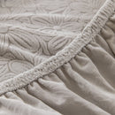 High Elastic Floral Couch Slipcover, Jacquard Stretch Non-Slip Furniture Protector