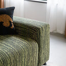 High Stretch Couch Slipcover with Abstract Stripe, Washable Non-Slip Cover for Dogs