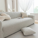 High Stretch Jacquard Sofa Slipcover, Soft Spandex Textured Floral Couch Cover
