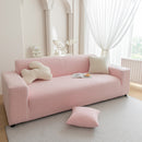 High Stretch Jacquard Sofa Slipcover, Soft Spandex Textured Floral Couch Cover