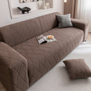 Modern Wavy Jacquard Sofa Slipcover, High Stretch Sofa Cover with 3D Organic Texture