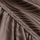 Modern Wavy Jacquard Sofa Slipcover, High Stretch Sofa Cover with 3D Organic Texture