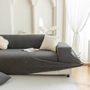 High Stretch Jacquard Sofa Slipcover, Soft Spandex Textured Floral Couch Cover