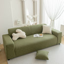 High Stretch Jacquard Sofa Slipcover, Soft Spandex Textured Floral Couch Cover