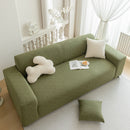 High Stretch Jacquard Sofa Slipcover, Soft Spandex Textured Floral Couch Cover