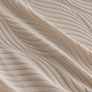 Modern Wavy Jacquard Sofa Slipcover, High Stretch Sofa Cover with 3D Organic Texture