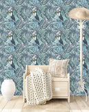 Toucan with Monstera Leaves Wallpaper