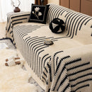 Jacquard Fleece Throw Blanket for Couch Plush Fuzzy Cozy Soft Blankets and Throws for Sofa