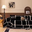 Modern Geometric Sofa Cover Decorative Couch Throw Blanket Furniture Protector