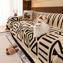 Boho Plush Couch Cover Bohemian Throw Blanket Decor Covers Sofa Chair Furniture Bed