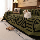 Boho Plush Couch Cover Bohemian Throw Blanket Decor Covers Sofa Chair Furniture Bed