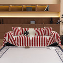 Jacquard Fleece Throw Blanket for Couch Plush Fuzzy Cozy Soft Blankets and Throws for Sofa