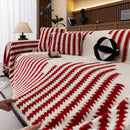 Jacquard Fleece Throw Blanket for Couch Plush Fuzzy Cozy Soft Blankets and Throws for Sofa