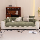 Chenille Sofa Cover Towel – Non-Slip, Washable Pets Couch Protector with Tassels