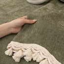 Chenille Sofa Cover Towel – Non-Slip, Washable Pets Couch Protector with Tassels