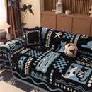 Boho Chic Woven Throw Blanket for Couch, Washable Couch Cover for Pets, Dogs, Cats