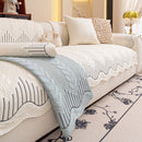 3D Quilted Thick Cotton Sofa Cover Non-Slip Couch Throw for Fabric & Leather Sofas