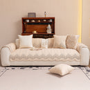 3D Quilted Thick Cotton Sofa Cover Non-Slip Couch Throw for Fabric & Leather Sofas