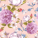 Voguish Modern Spring Flowers Wallpaper