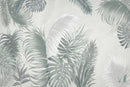 Grey Palm Leaves Wallpaper