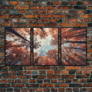 Trees Wall Art, Fall Art Print, Nature Print, Canvas Print, Wall Art, 3 Piece Wall Art, Farmhouse Wall Decor, Living Room Art, Office Prints