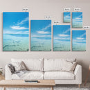 Tropical Wall Art, Beach Art Print, Seascape Print, Canvas Print, Wall Art, 3 Piece Wall Art, Beach House Wall Decor, Family Room Art