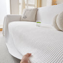 Cooling Comfy Throw Sofa Cover, Textured & Breathable, Multi-Use Decorative Couch Covers for Summer