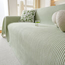 Cooling Comfy Throw Sofa Cover, Textured & Breathable, Multi-Use Decorative Couch Covers for Summer