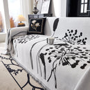 Dandelion Blanket Throw for Sofas Chenille Furniture Couch Cover, Couch Cushion Cover for Kids, Pets