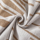 Reversible Chenille Couch Cover Blanket with Tassel Large Boho Futon Cover L Shaped Sectional Cover
